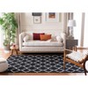 Dhurries DHU554 Hand Woven Flat Weave Indoor Rugs - Safavieh - 3 of 4
