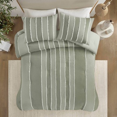 Sage Green Cotton Down Alternative Full Comforter Set