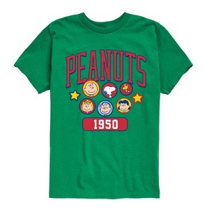 Boys' - Peanuts - Peanuts Crew Athletic Short Sleeve Graphic T-Shirt - 1 of 4