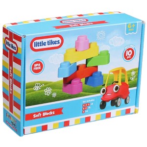Little Tikes: Soft Blocks - 10 Piece Set, Safe Stacking Toys for Teething Babies - 1 of 4