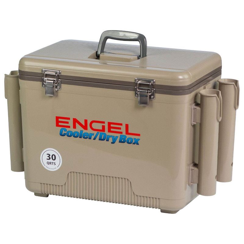 Engel Quart Fishing Live Bait Dry Box Ice Cooler with Shoulder Strap, 5 of 9