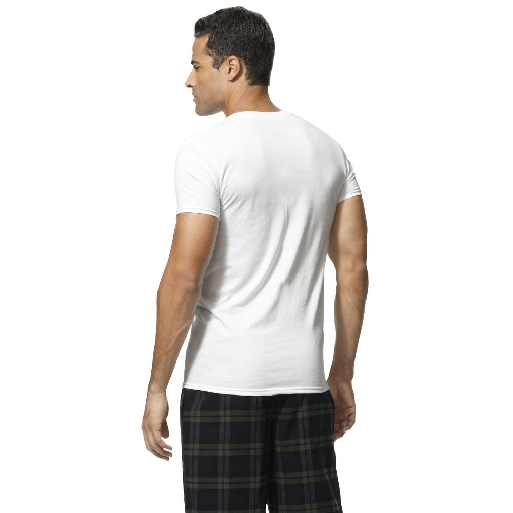 Hanes Men's Premium 4pk Slim Fit Crew Neck T-Shirt - White M
