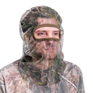 MUK LUKS Quietwear Unisex Form Fitting Face Mask for Hunting, HTC Camo, One Size Fits Most - 1 of 1