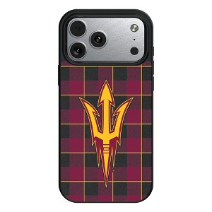 NCAA Big 12 Universities Plaid MagSafe Compatible Cell Phone Case for Apple iPhone 17 Series - 1 of 4