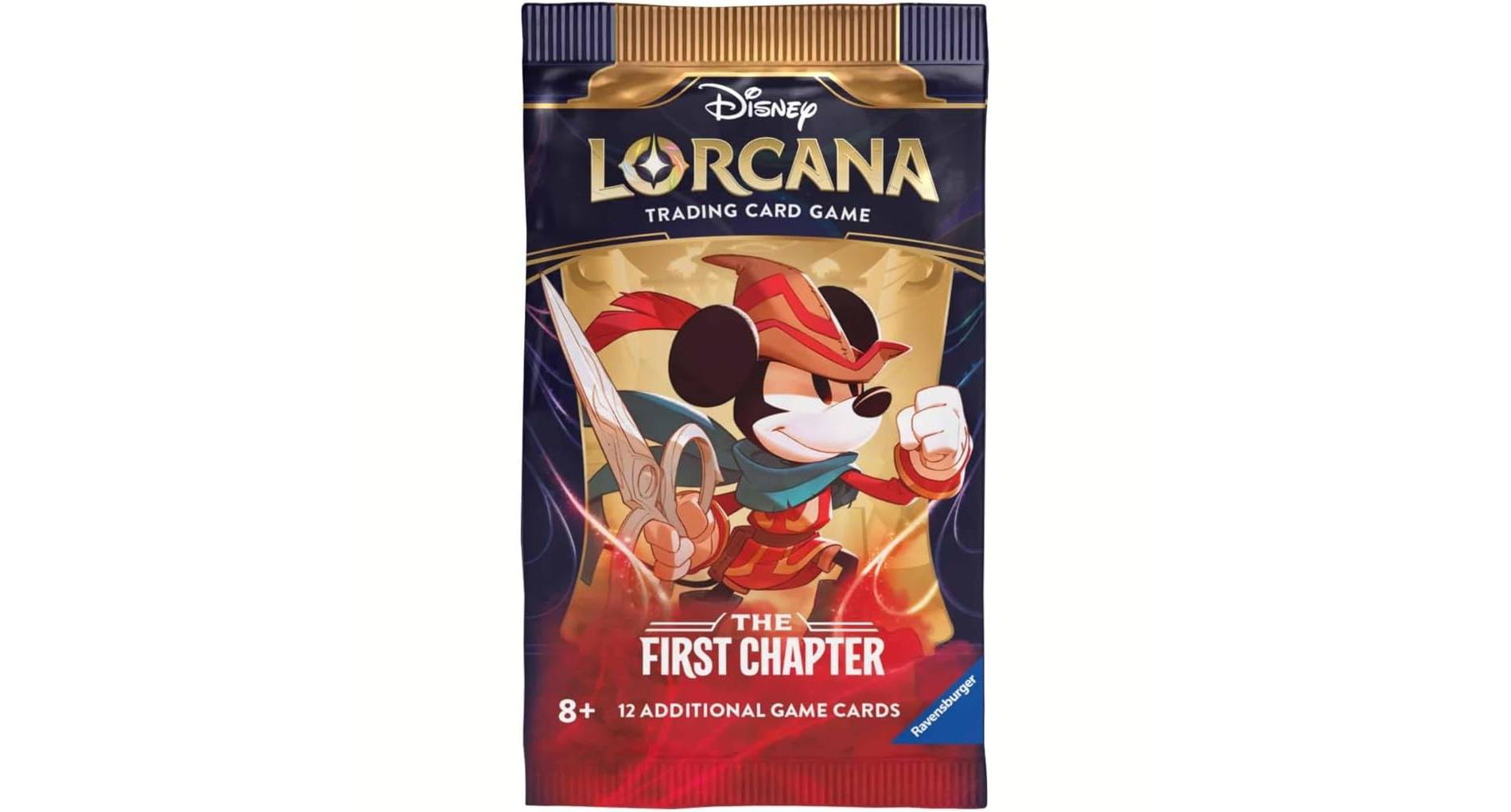 Ravensburger Disney Lorcana TCG: The First Chapter Assorted Single Booster Pack (12 Cards) | Collectible Trading Cards | Ideal for Disney Fans & TCG