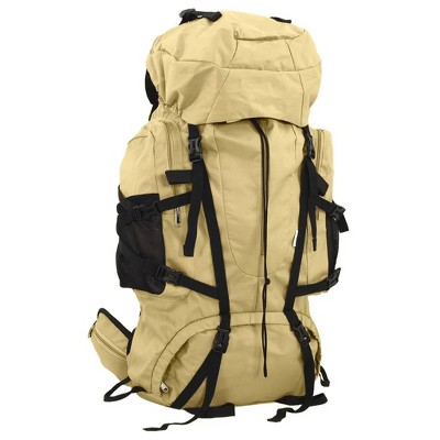 vidaXL Hiking Backpack Khaki 26.4 galOxford Fabric