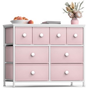 Sorbus 8 Drawers Chest Dresser with Knob Handle - Great for Household Storage and Organization - 1 of 4