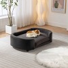 Pet Sofa,Luxury Dog Beds With Solid Wood Legs And Bent Wood Back,Dog Couch Bed,Affordable Dog Kennel,Unique Dog Beds-Cuddlewood - 4 of 4