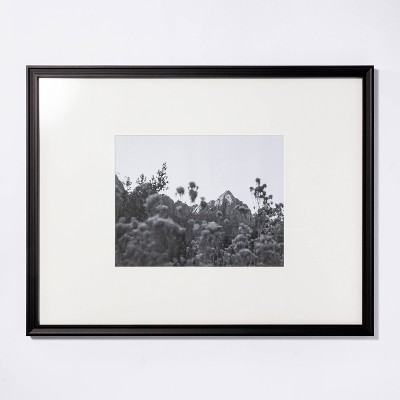 27.26" x 21.26" Matted to 11" x 14" Gallery Frame Art Black - Threshold™ designed with Studio McGee