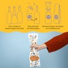 Big Dot of Happiness Happy Thanksgiving Wine Gift Bags, Fall Harvest Party Hostess Thank You Wine Bottle Gift Wrap, Bulk Holiday Paper Bags - 12 ct - 3 of 4