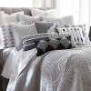 Carlisle Grey Quilt and Pillow Sham Set - Levtex Home - 3 of 4