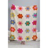 Daily Regina Designs Retro Floral Colorful Print Woven Throw Blanket - Deny Designs - image 3 of 4