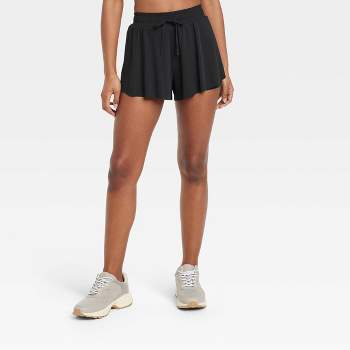 Walmart Danskin Now Women's Woven Running Shorts ($6.86) ❤ liked