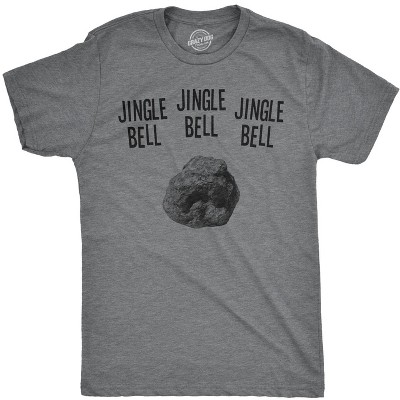 Mens Jingle Bell Rock T Shirt Funny Christmas Song Tee - Crazy Dog Men's T Shirt