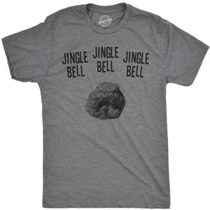Mens Jingle Bell Rock T Shirt Funny Christmas Song Tee - Crazy Dog Men's T Shirt - 1 of 4