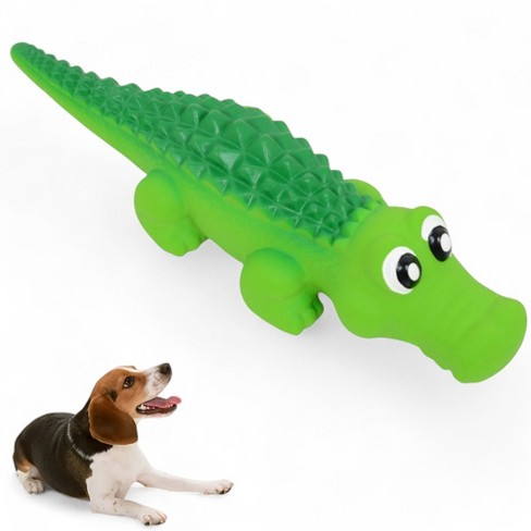 Rubber alligator dog toy sales