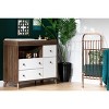 Yodi Changing Table with Drawers - Natural Walnut and Pure White - South Shore - 4 of 4