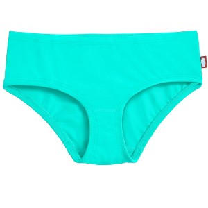 City Threads USA-Made Recycled Nylon UPF 50+ Girls Swim Brief - 1 of 4