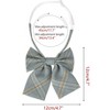 INSPIRE CHIC Women's Pre-tied Colorful Plaid Elastic Strap Party Costume Bow Ties - 2 of 4