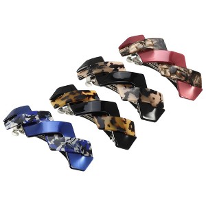 Unique Bargains Women's Hair Barrettes 4 Pcs - 1 of 4