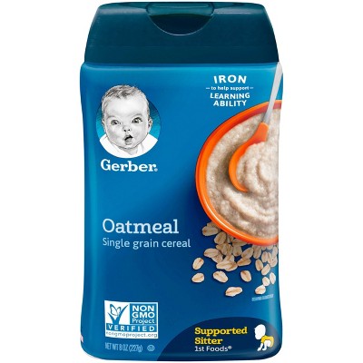 Gerber Single Grain Oatmeal Baby Cereal - 8oz