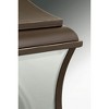 Progress Lighting, Township, 3-Light Post Lantern, Oil Rubbed Bronze, Etched Glass Shade - 4 of 4