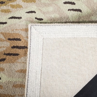 Ivory Elegance Hand-Tufted Wool 7&#039; Square Area Rug