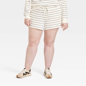Women's Leisure Studio Mid-Rise Fleece Shorts - Universal Thread™ - 1 of 3
