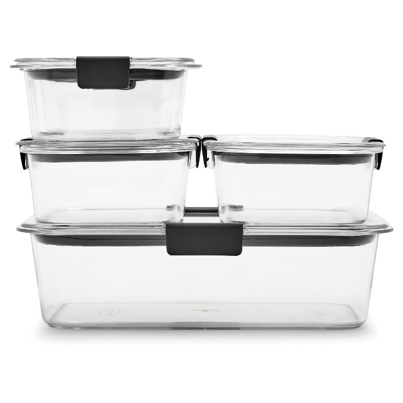 Rubbermaid 10pc Brilliance Leak Proof Food Storage Containers with Airtight Lids, 5 of 13