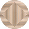 Unique Loom Outdoor Modern Achromatic Geometric Woven Area Rug - 2 of 4