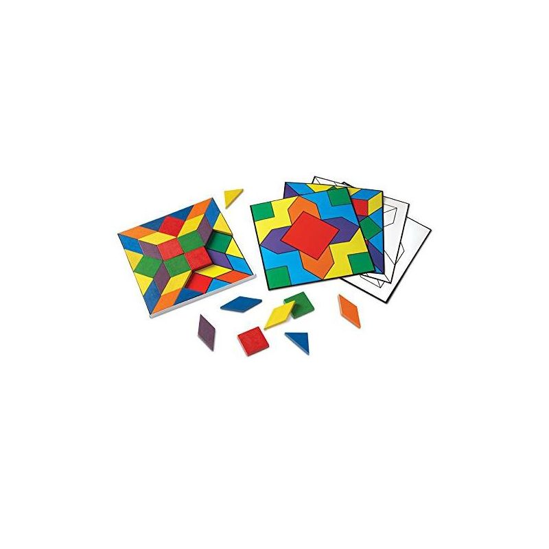 Learning Resources Parquetry Blocks & 20 Pattern Cards, 53 Piece Set, Ages 4+, 3 of 7
