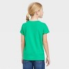 Girls' Short Sleeve 'Love Luck & Rainbows' St. Patrick's Day Graphic T-Shirt - Cat & Jack™ Bright Green - image 3 of 3