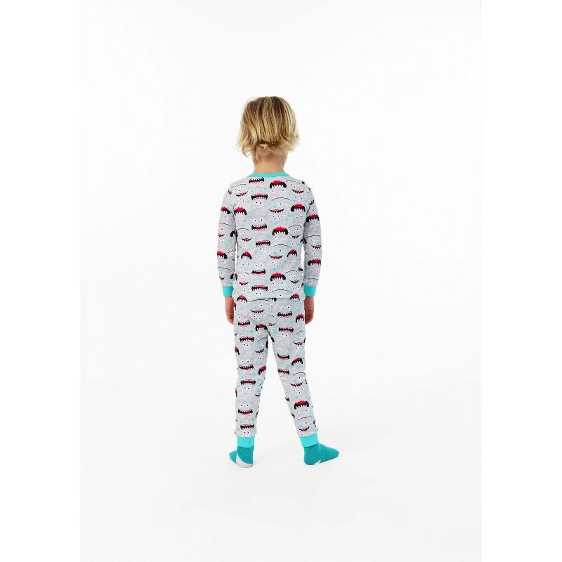 Sleep On It Infant & Toddler Boys 2-Piece Super Soft Jersey Snug-Fit Pajama Set with Matching Socks, 3 of 5