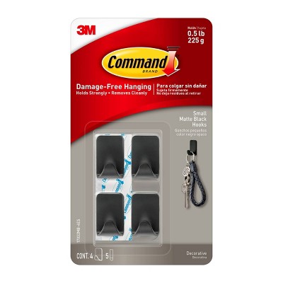 Command Decorative Hooks Black