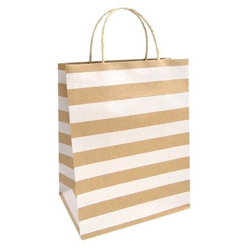 spritz gift stripe bag brown target bags