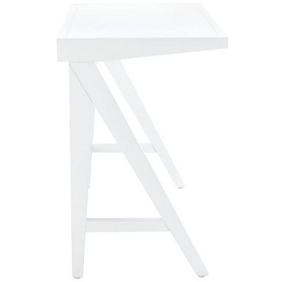 Ripley White Mahogany Writing Desk with Drawer