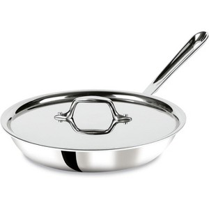 All-Clad D3 3-Ply Stainless Steel Fry Pan With Lid 10 Inch - 1 of 4