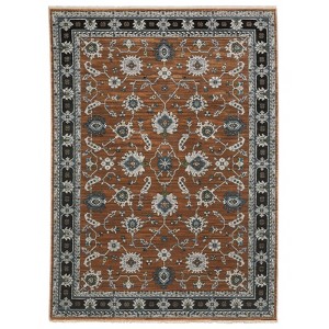 Oriental Weavers Keira KEI05 Rust / Grey Indoor Area Rug - 2'3" x 7'6" - 1 of 4