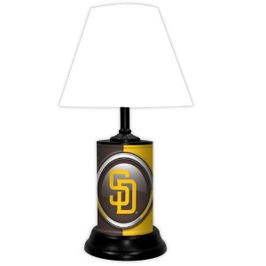 MLB 18-inch Desk/Table Lamp with Shade, with Team Logo, San Diego Padres - 1 of 1