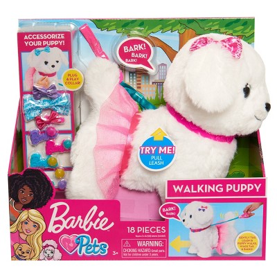 walking dog on lead toy
