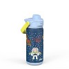 Zak Designs Antimicrobial 14oz Stainless Steel Double Wall Vacuum Beacon Bottle - 4 of 4