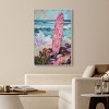 Art Remedy Colorful Surfboard in the Sand Colorful Coastal Wall Art Framed - 2 of 4