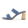 Dunes + CUSHIONAIRE Technology Women's Iris braided Heel Sandal +Memory Foam and Wide Widths Available - 4 of 4