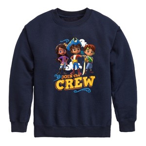 Boys' - Santiago of The Seas - Join The Crew Graphic Long Sleeve Fleece Sweatshirt - 1 of 4