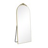 Dovelina Vintage Arched Full Length Standing Mirror Vanity Floor Mirror - 4 of 4