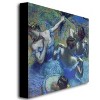 Trademark Fine Art -Edgar Degas 'Blue Dancers 1899' Canvas Art - 2 of 2