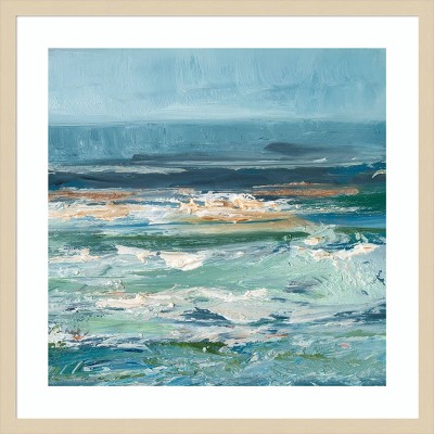 Pacific Whitecaps II Coastal Framed Graphic Art Print