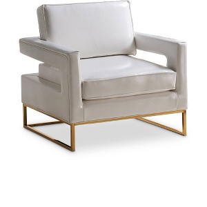 Meridian Furniture,Amelia Vegan Leather Accent Chair - 1 of 3