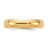 Black Bow Jewelry 2mm to 6mm 10K Yellow Gold Domed Comfort Fit Band - 3 of 4