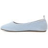 Journee Collection Medium and Wide Width Women's Tru Comfort Foam™ Jersie Foldable Flat Blue 9WD - 2 of 4